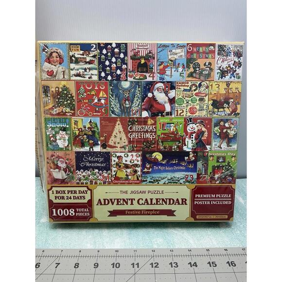 The Jigsaw Puzzle Advent Christmas Calendar (24 Boxes w. 42 Pieces (1008 Total)) - Picture 3 of 9